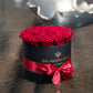 Cutie Neagră Classic | Trandafiri roșii