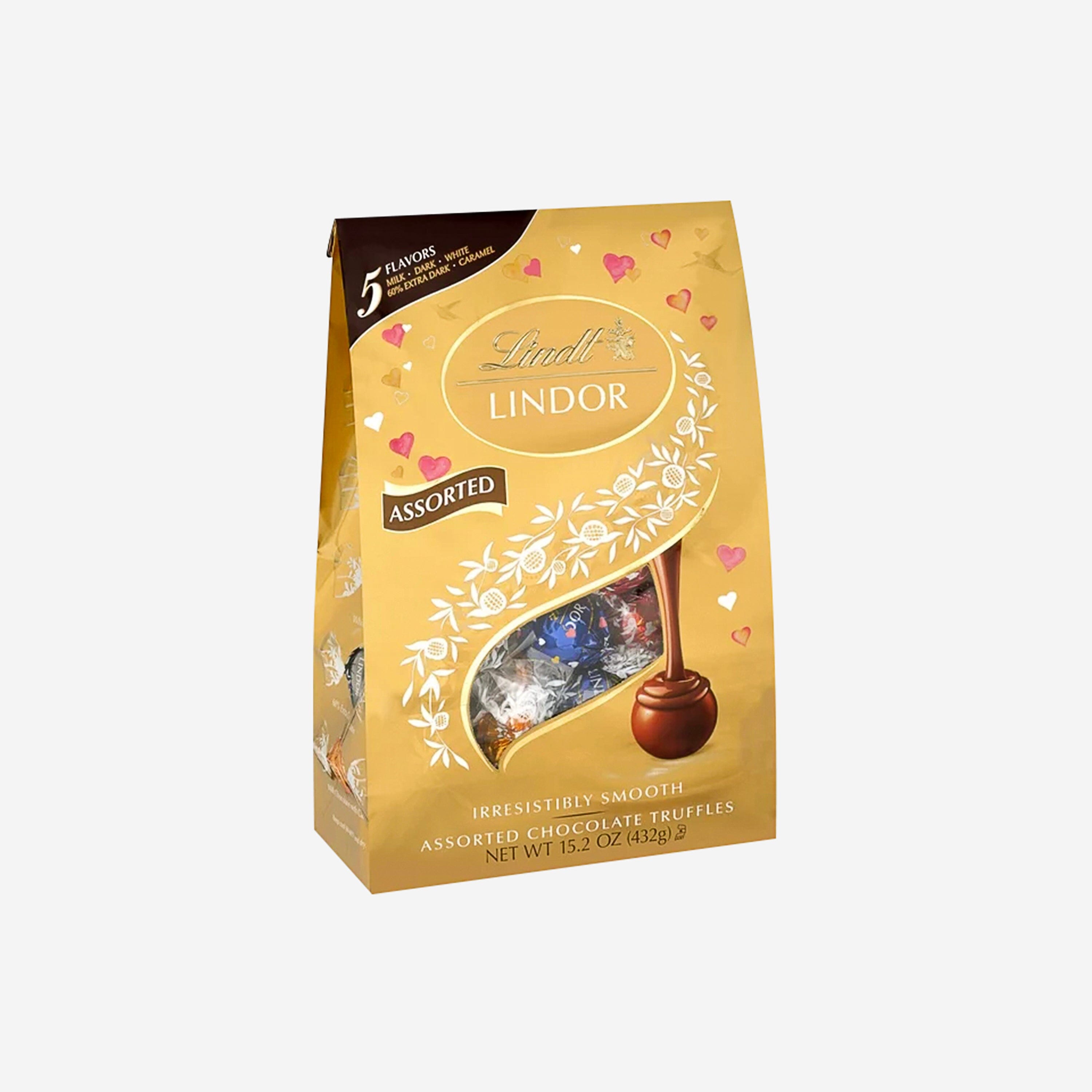 LINDOR Assortiment de Truffes Sachet de 36 pièces (430g)