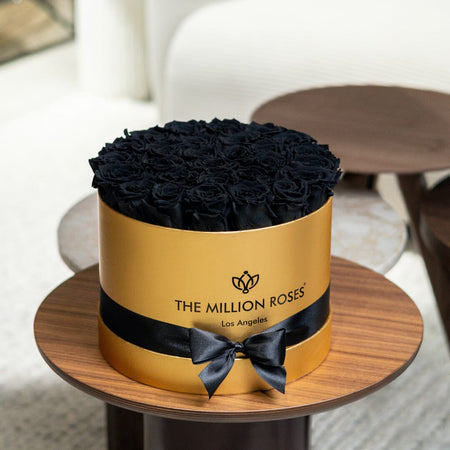 Zlatý Box Supreme | Čierne ruže