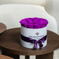 Classic White Box | Purple Roses