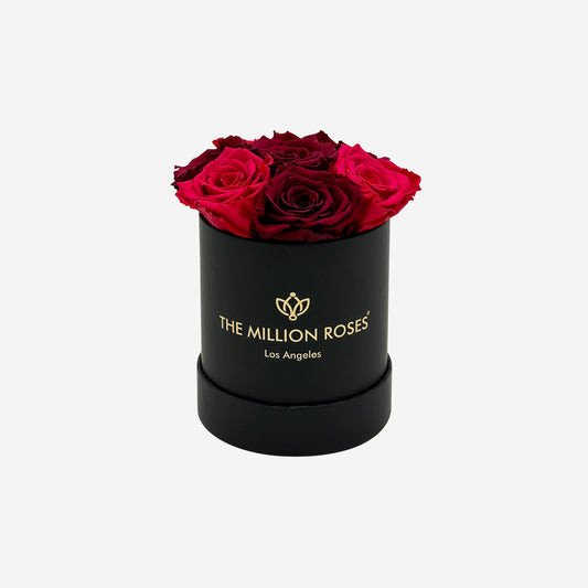 Basic Black Box | Magenta & Burgundy Roses