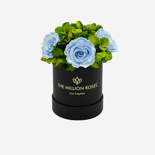 Basic Black Garden Box | Light Blue Roses