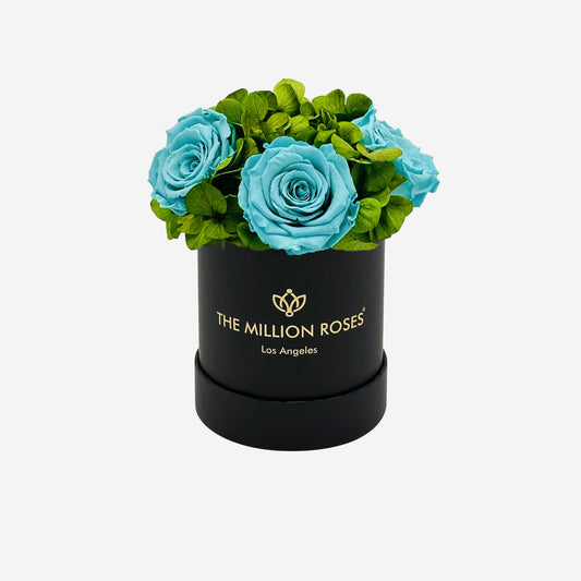 Basic Black Garden Box | Turquoise Roses