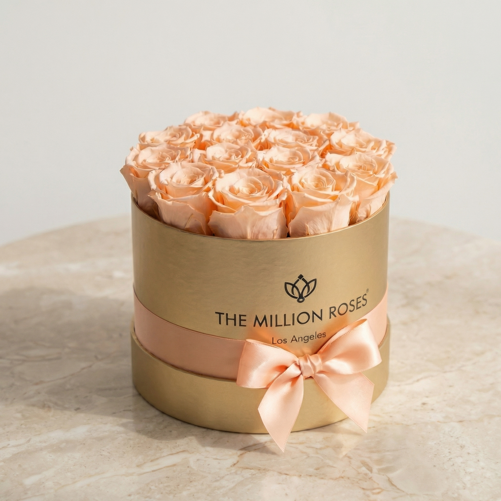 Classic Gold Box | Peach Roses