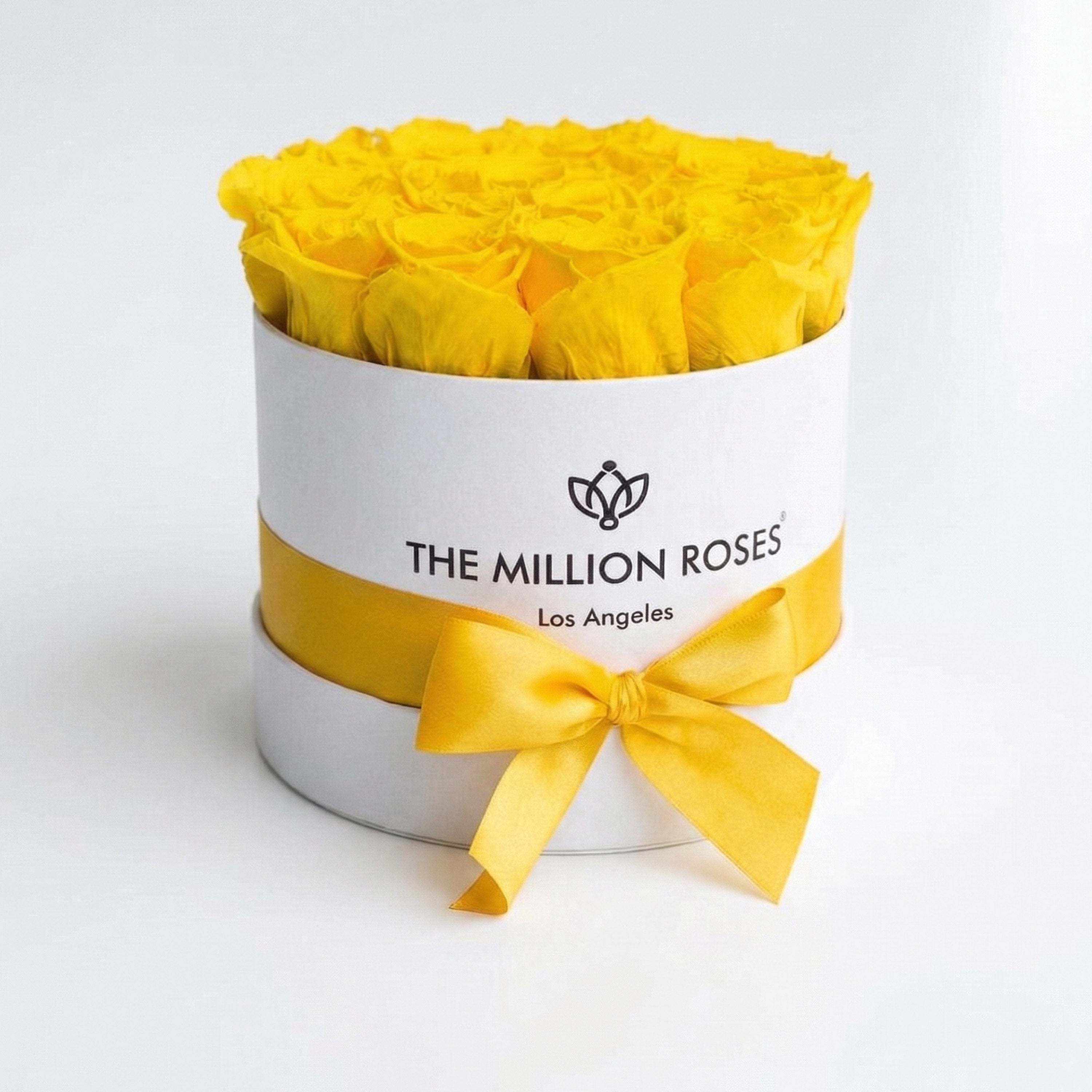 Classic White Box | Yellow Roses
