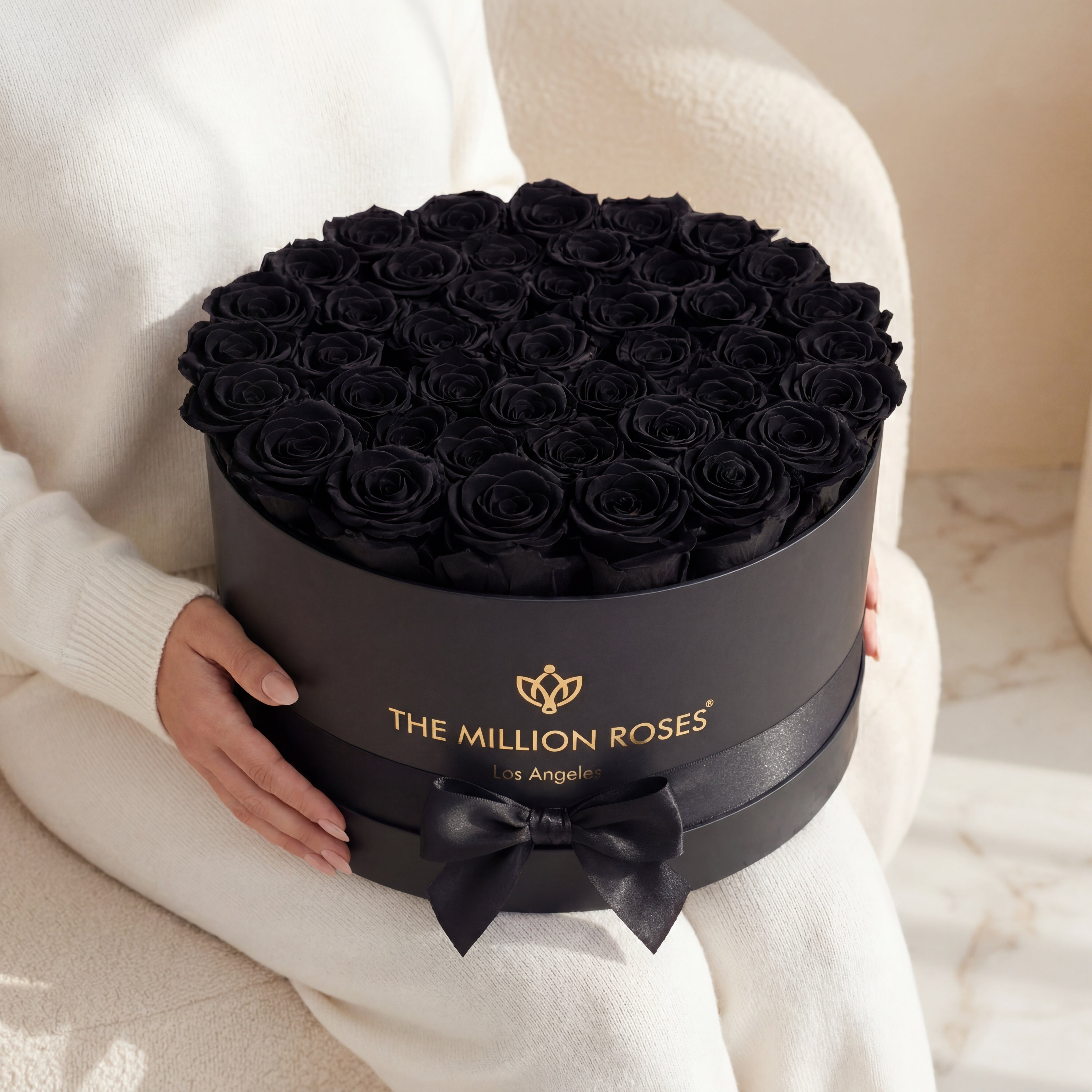 Deluxe Black Box | Black Roses