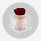 Single Light Pink Suede Box | Limited Love Note Edition | Red Rose