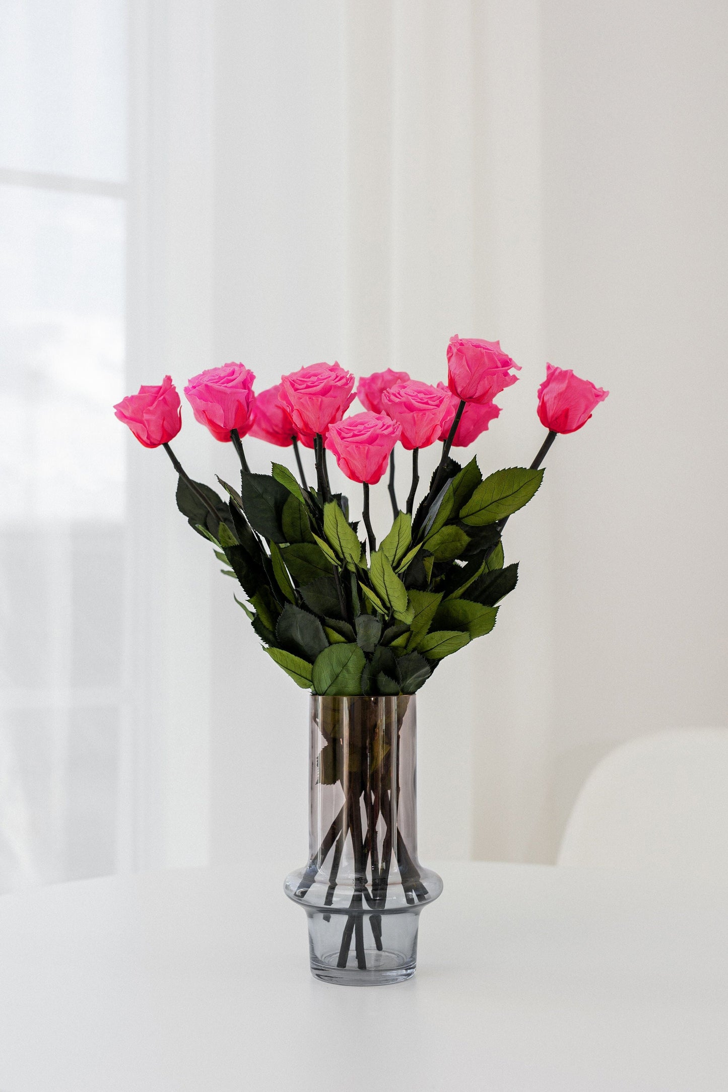 Long Stem Roses | Hot Pink Roses