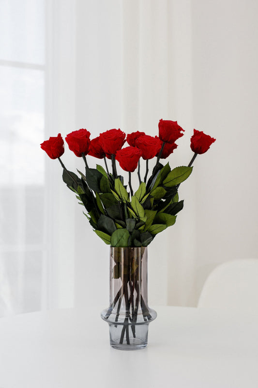Ruže s dlhou stonkou | Červené ruže