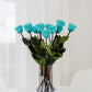Hosszú Szárú | Tiffany Kék Rózsákkal