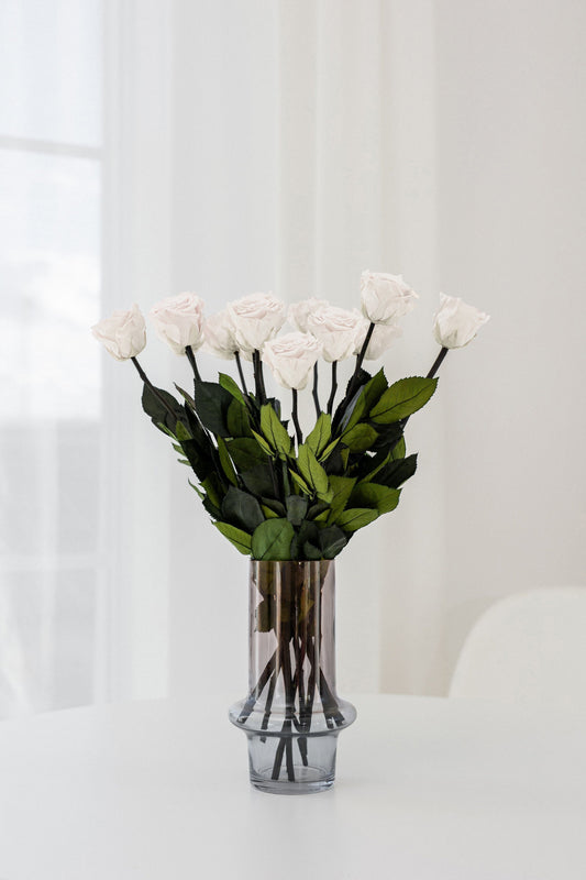 Long Stem Roses | White Roses