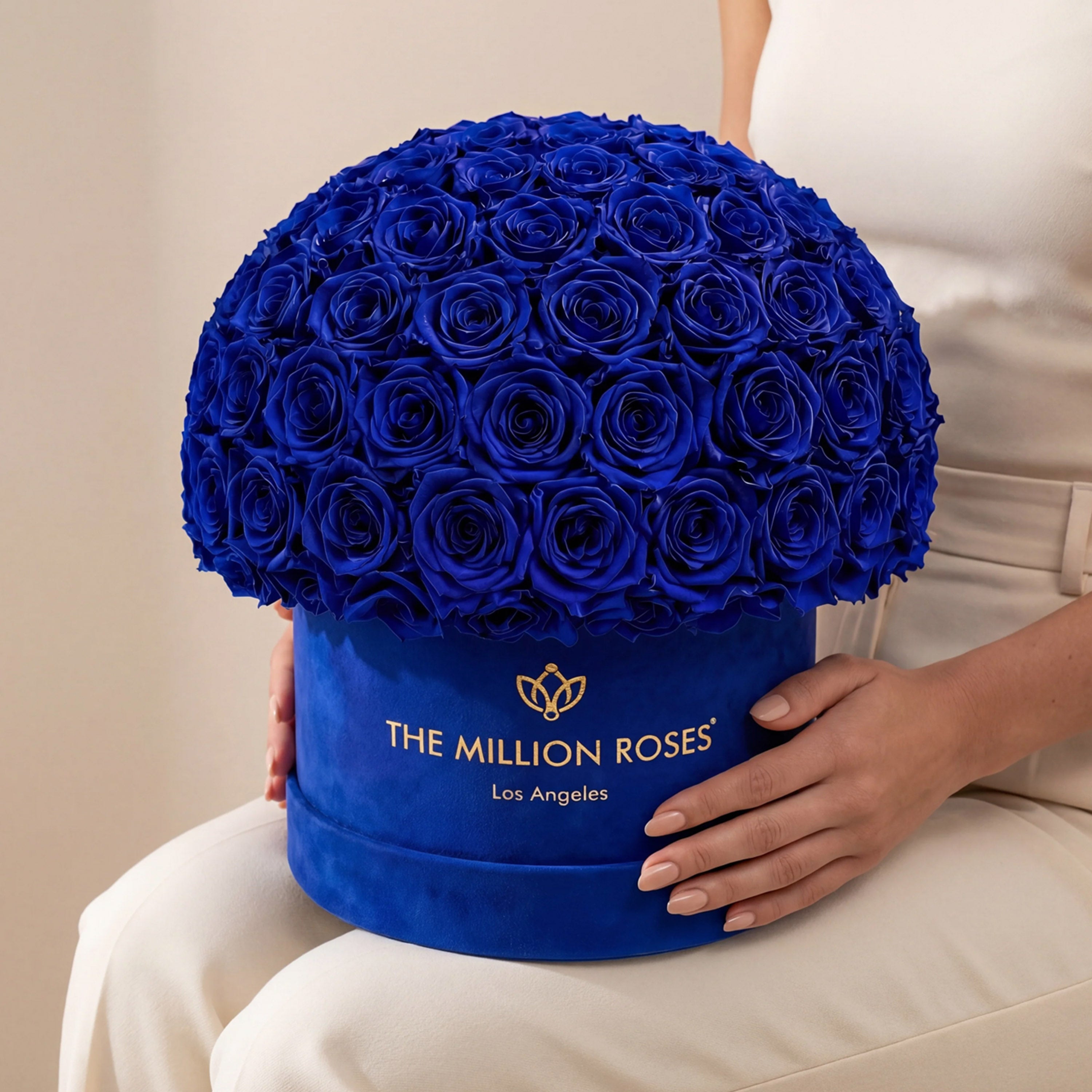 Supreme Royal Blue Suede Superdome Box | Royal Blue Roses