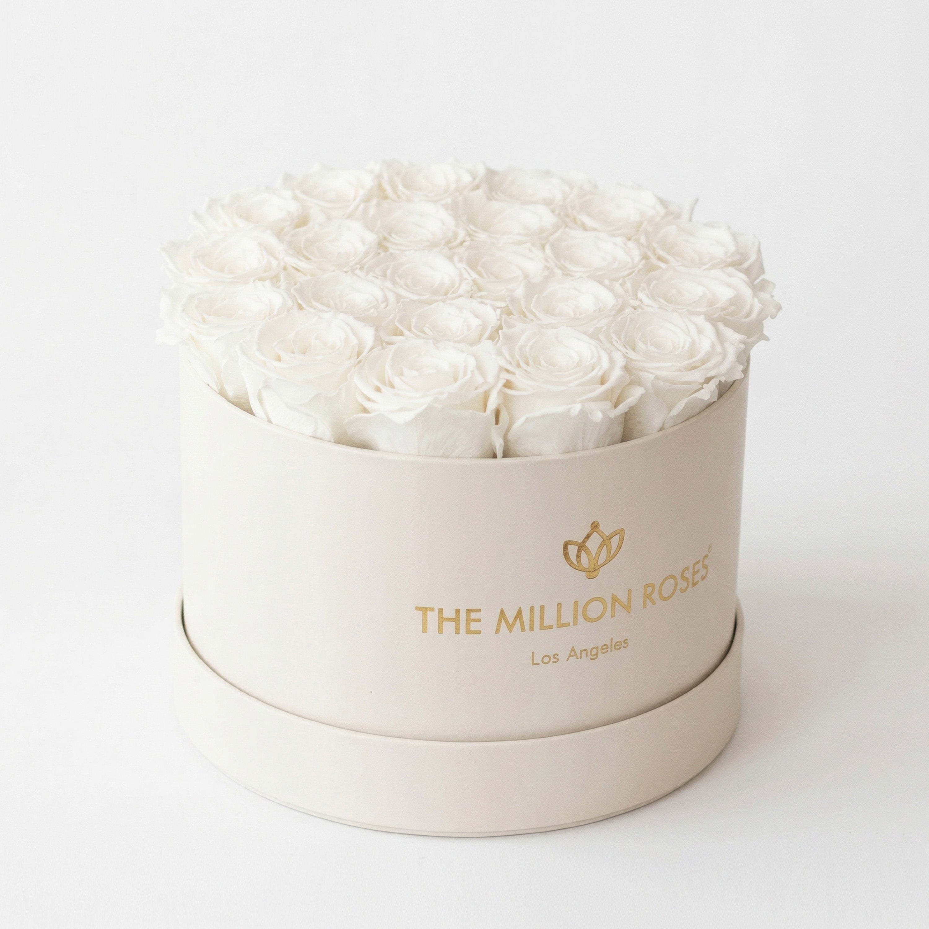 Supreme Beige Box | White Roses
