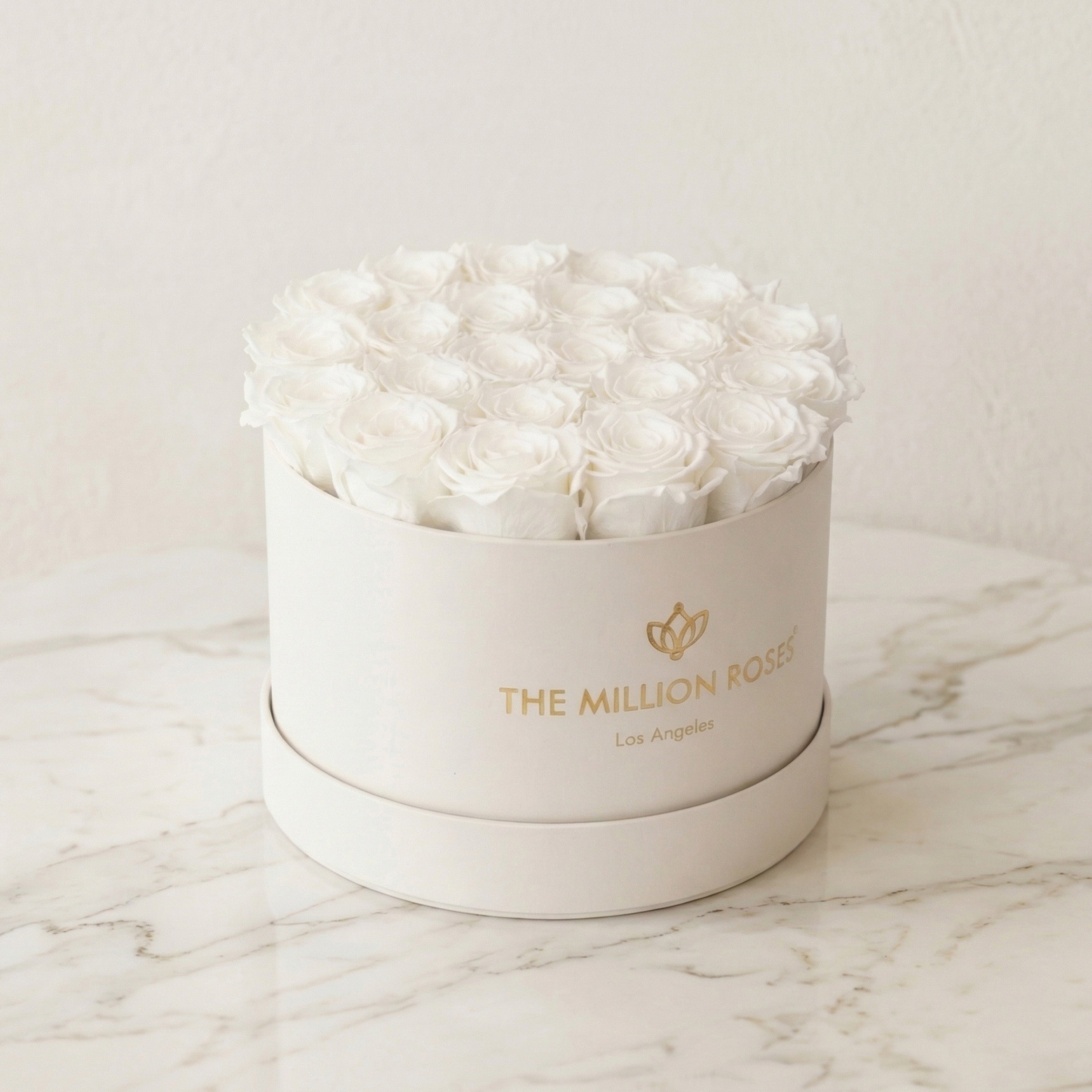 Supreme Beige Box | White Roses