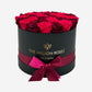 Supreme Black Box | Magenta & Burgundy Roses