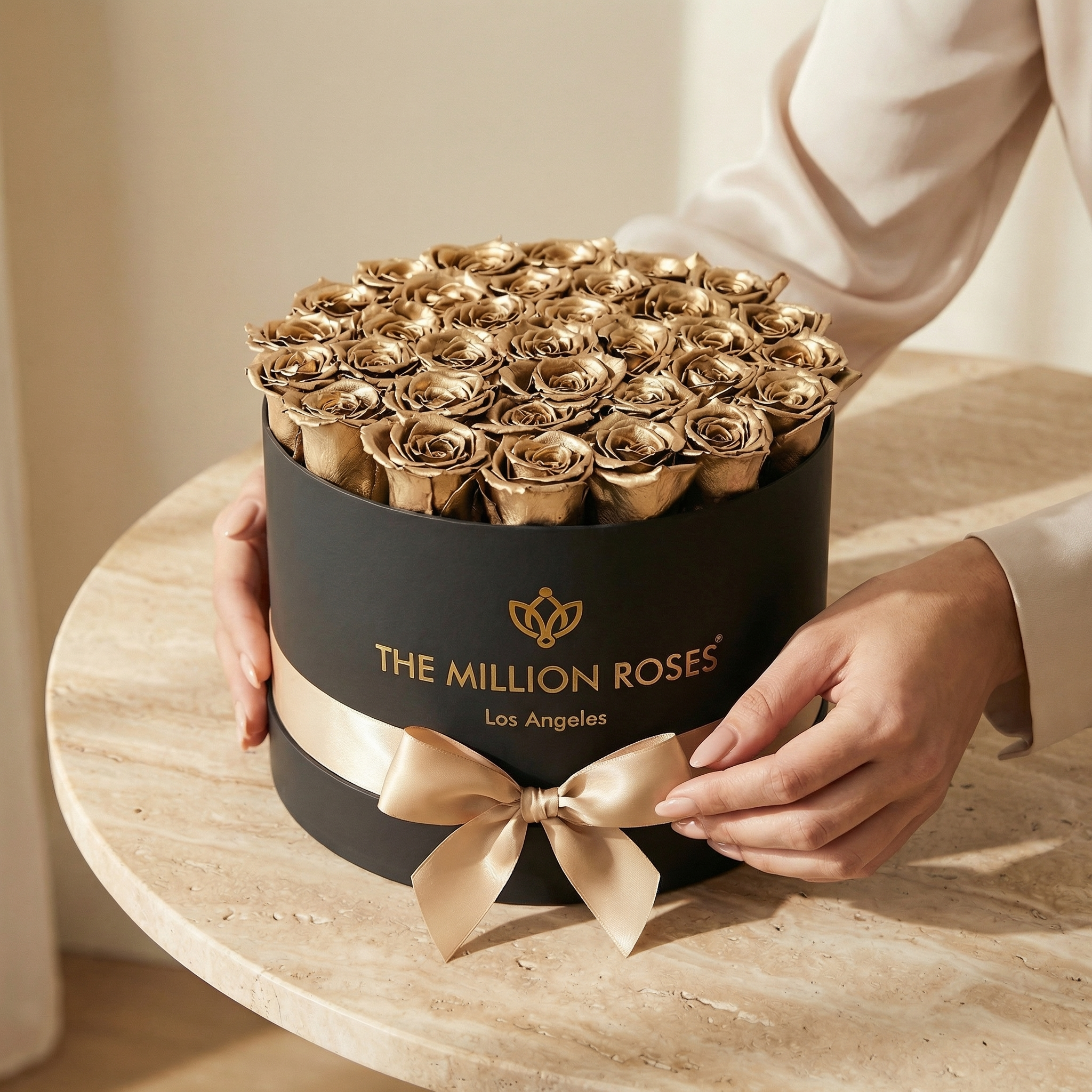Supreme Black Box | Gold Roses