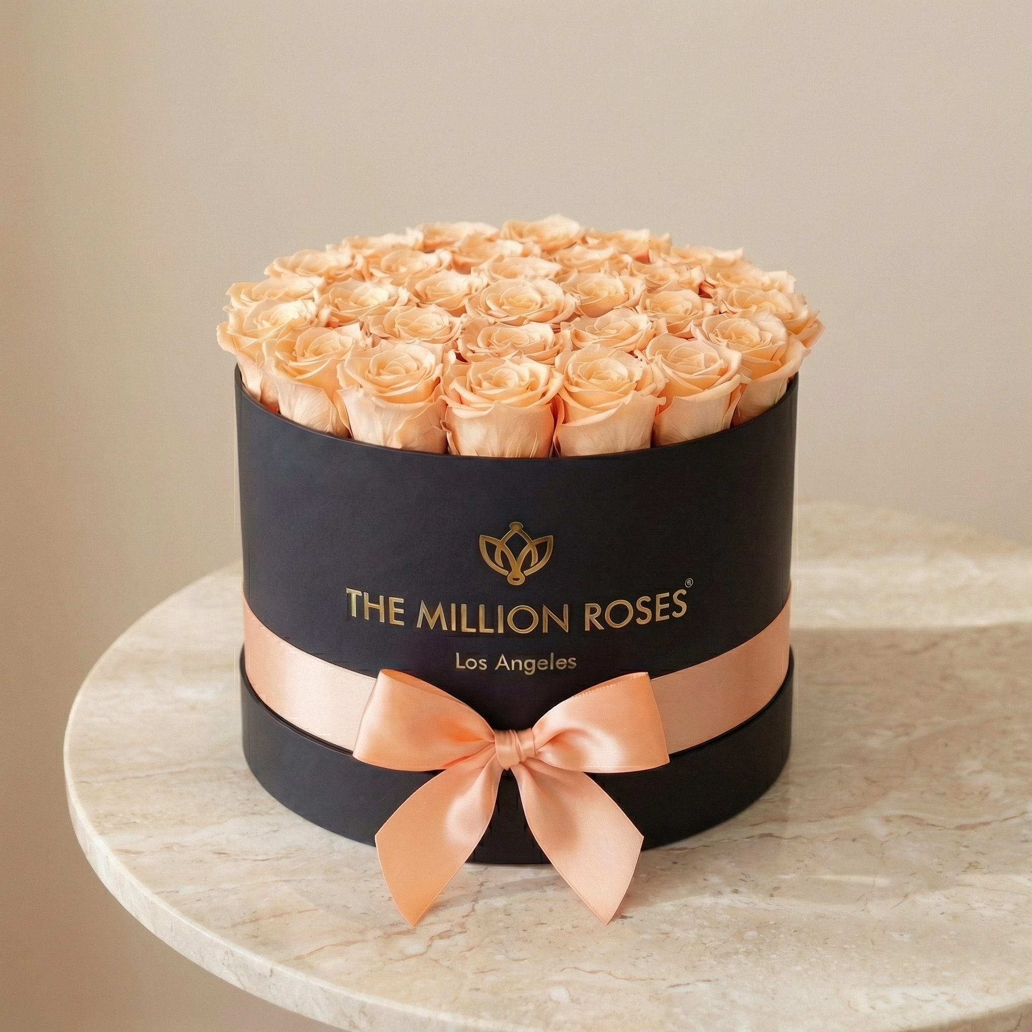 Supreme Black Box | Peach Roses