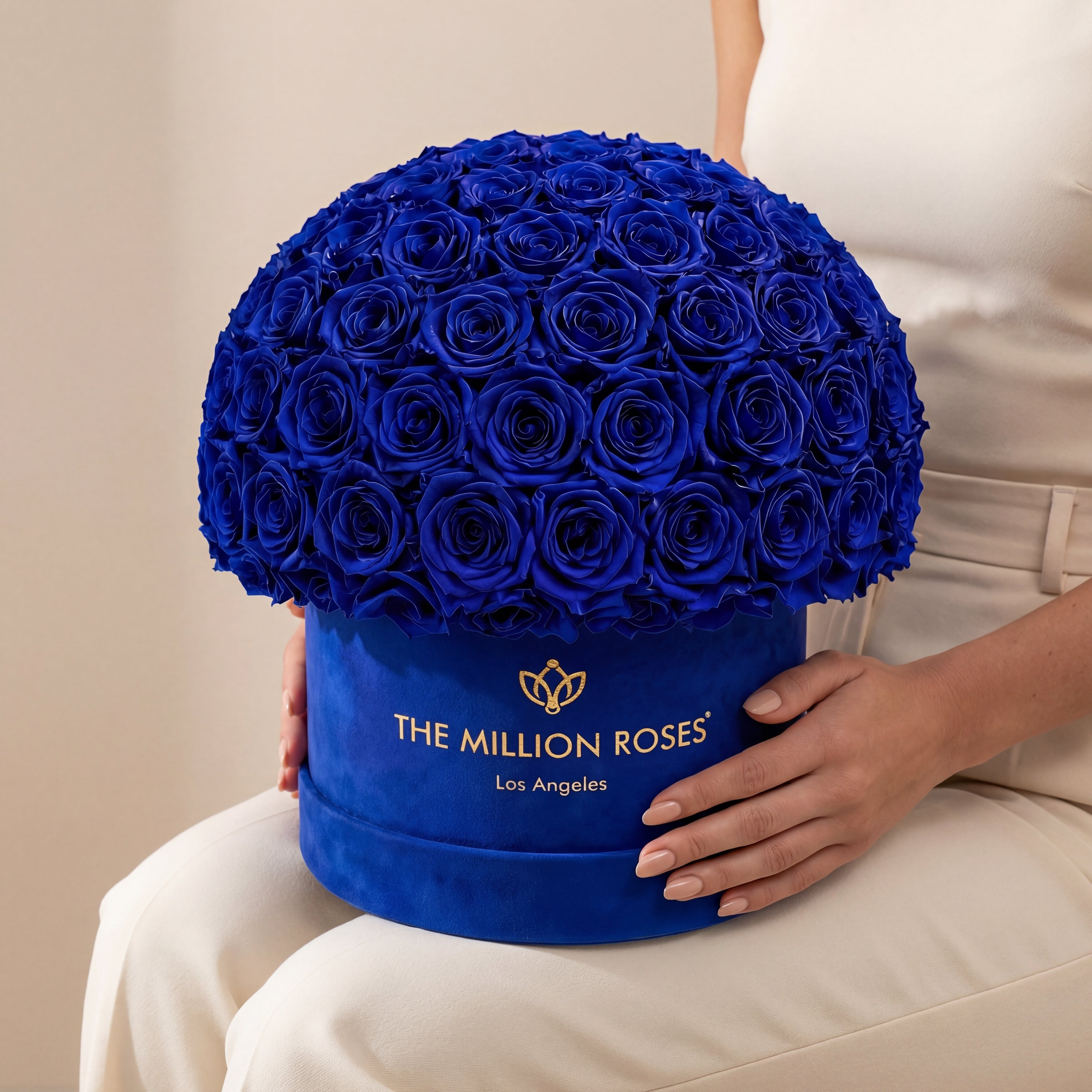 Supreme Royal Blue Suede Superdome Box | Royal Blue Roses