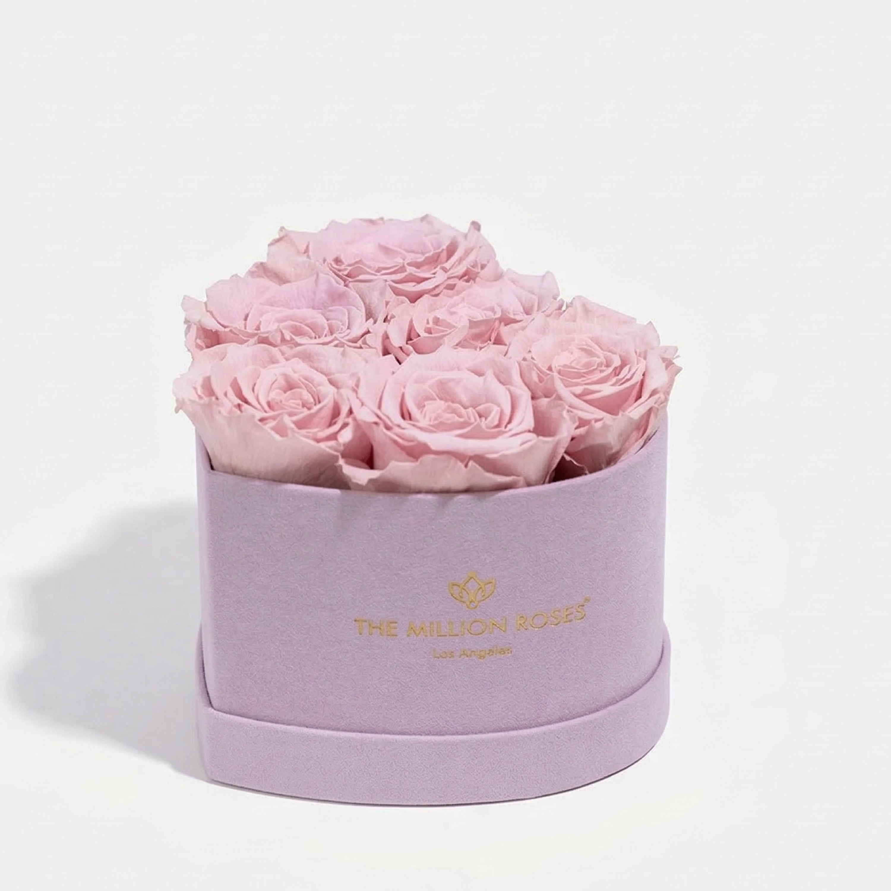 Baby Heart Light Pink Box | Light Pink Roses