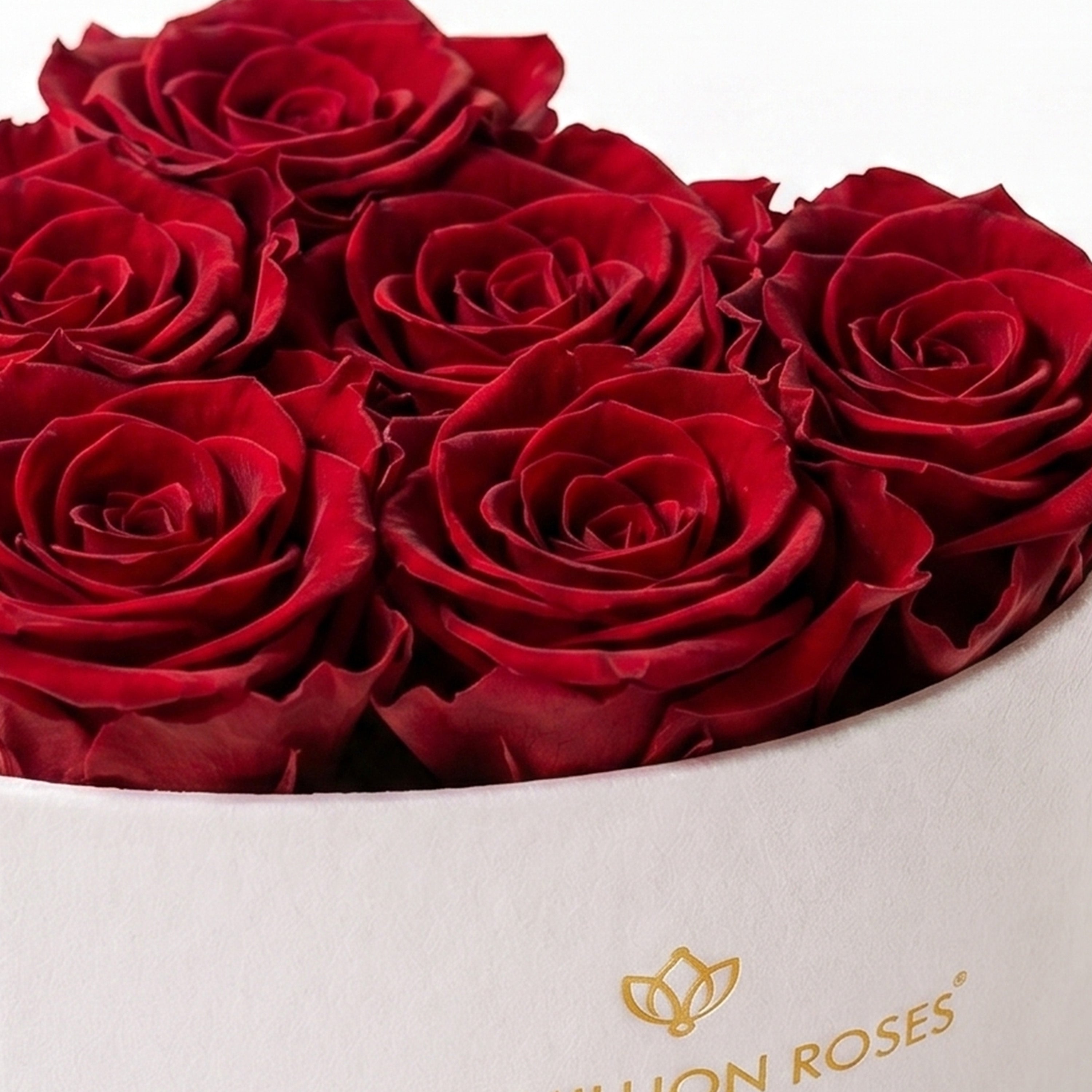 Baby Heart Beige Box | Red Roses