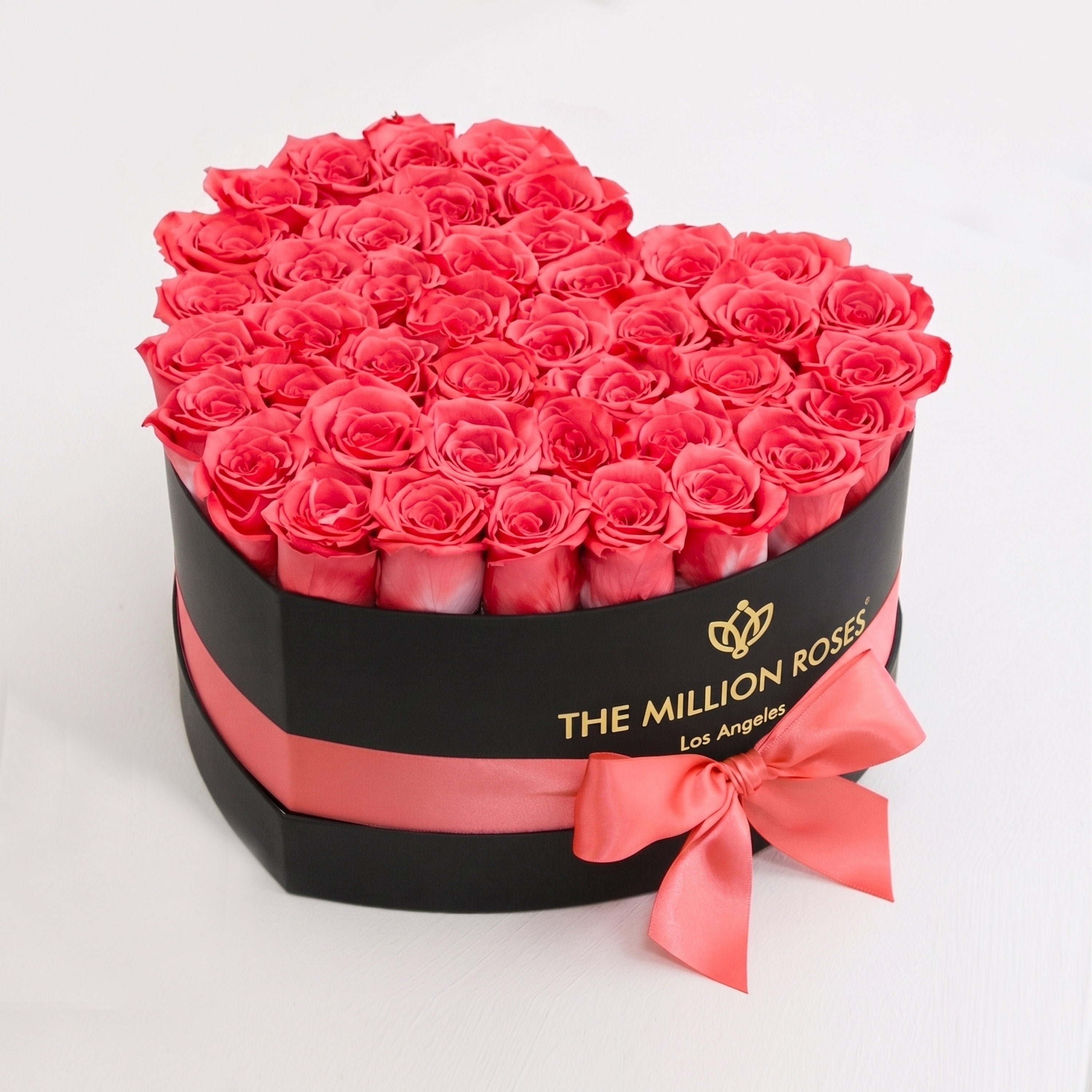 Heart Black Box | Coral Roses