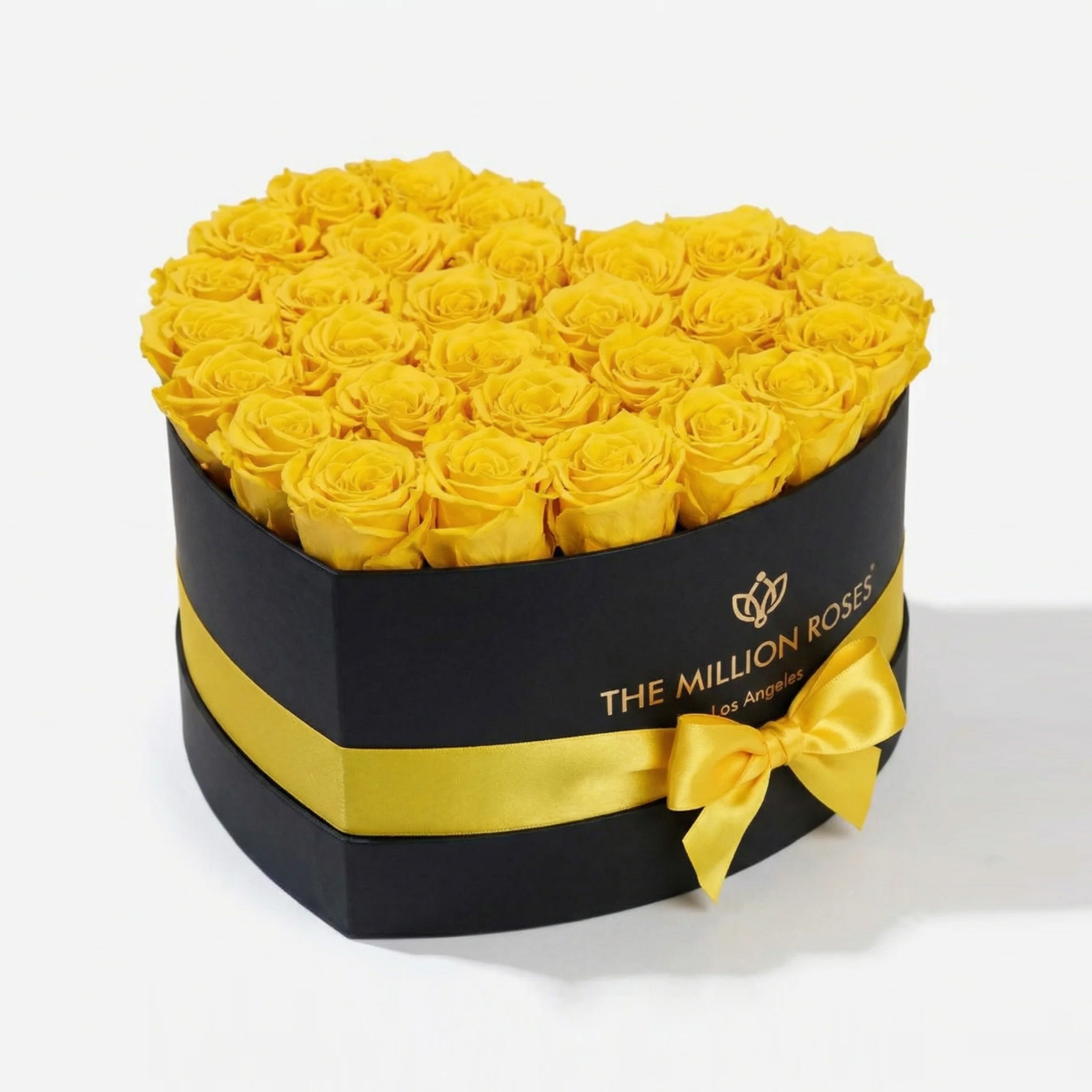 Heart Black Box | Yellow Roses