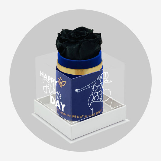 Single Royal Blue Suede Box | Limited Father's Love Edition | Black Rose
