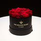 Classic Black Box | Magenta & Burgundy Roses