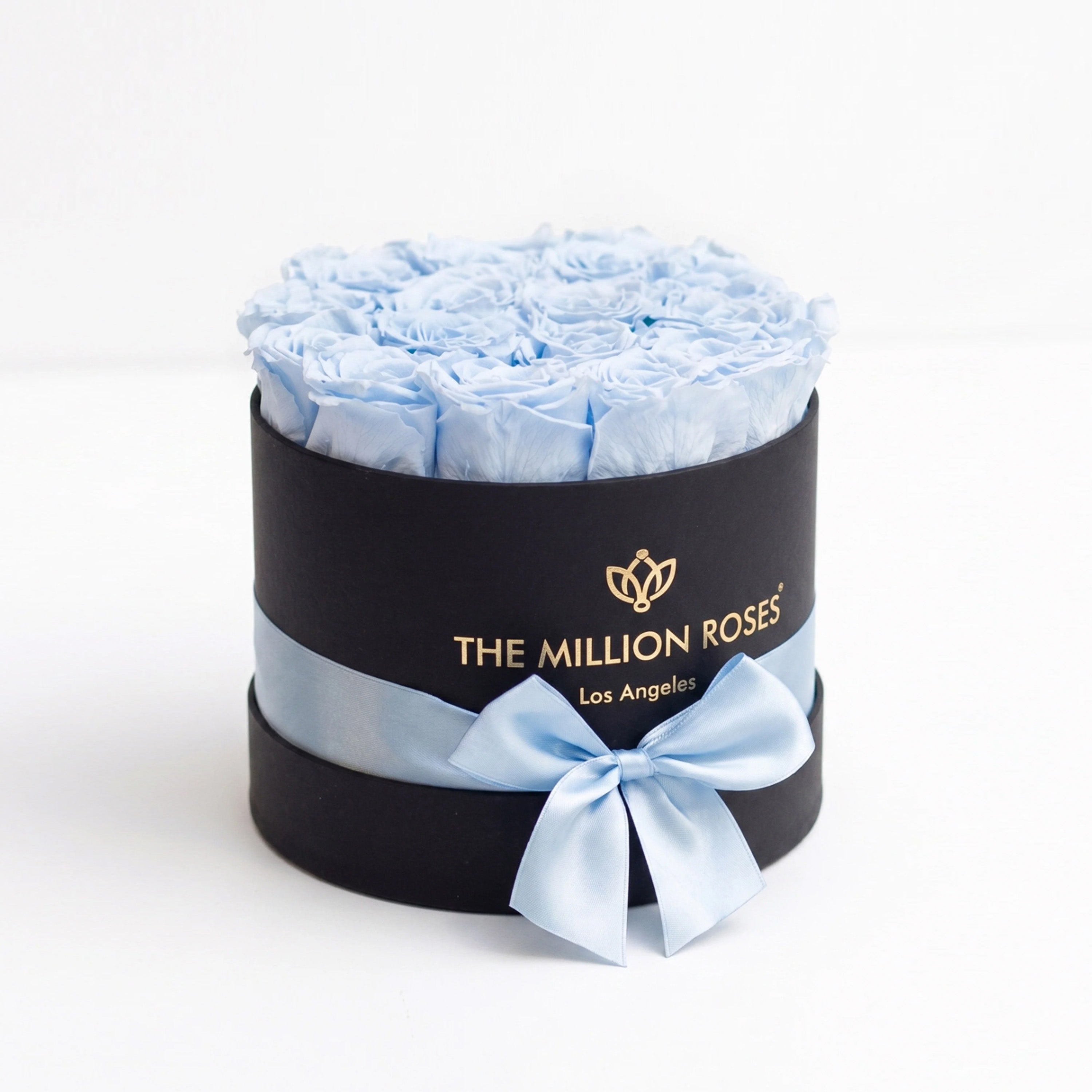☆Blue roses様ご予約☆ Classic Black Box | Light Blue Roses