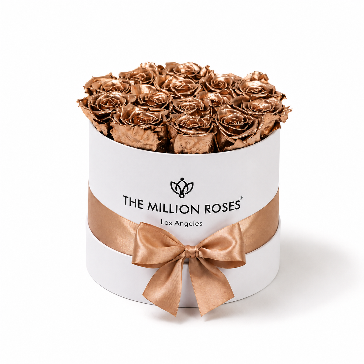 Classic White Box | Gold Roses