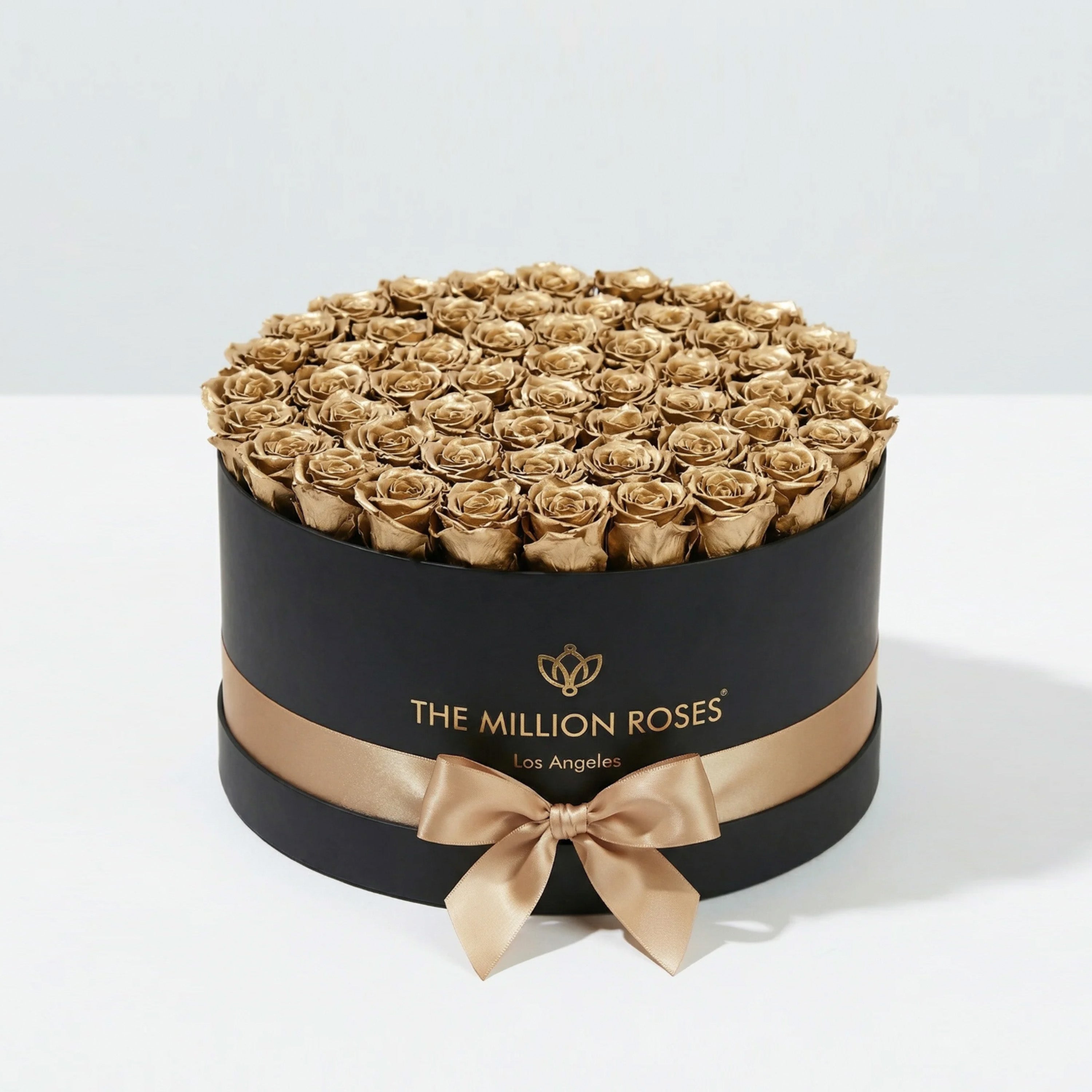 Deluxe Black Box | Gold Roses