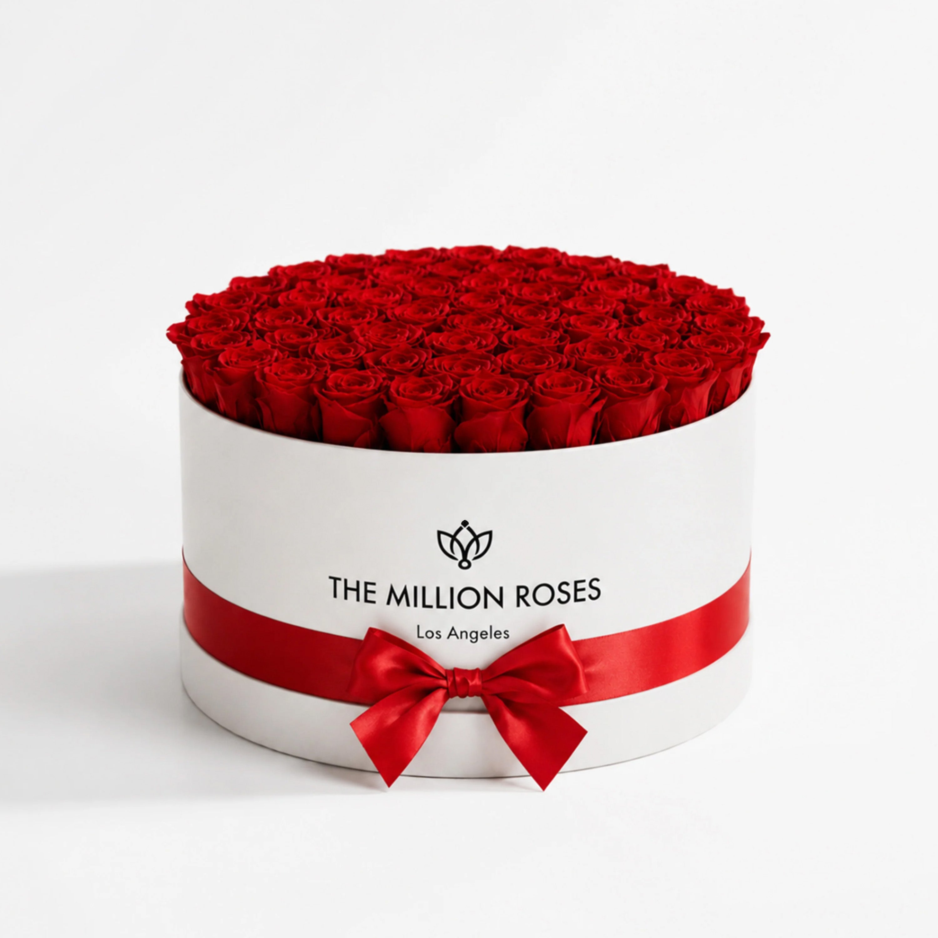 Deluxe White Box | Red Roses