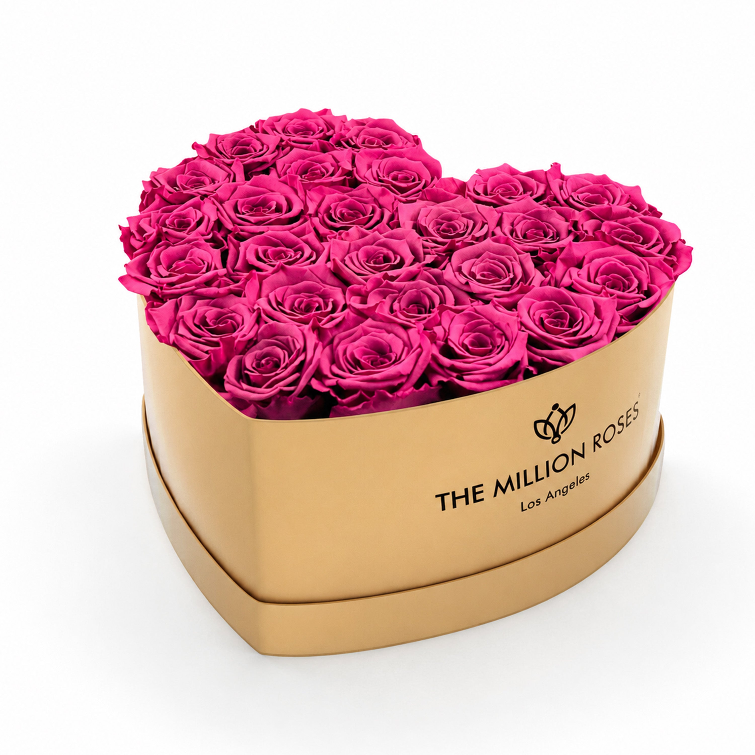 Heart Gold Box | Orchid Roses