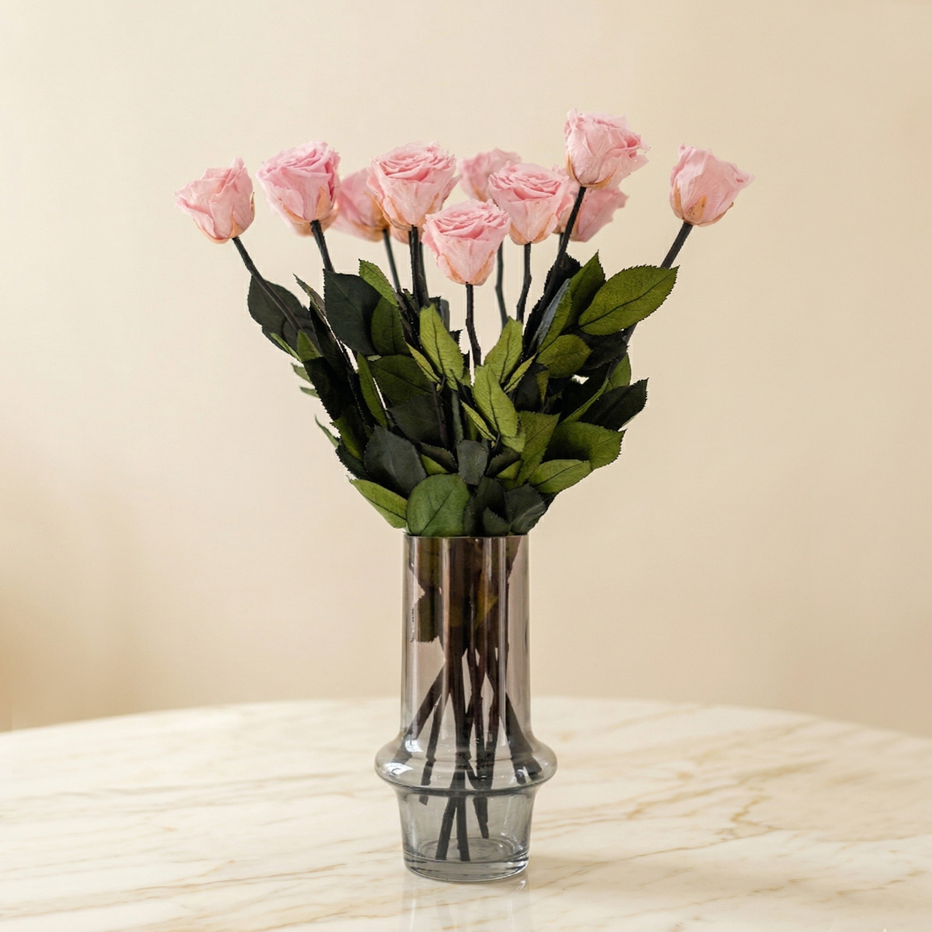 Roses à longue tige | Roses rose clair