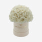 Basic Béžový Suede Superdome Box | Biele ruže