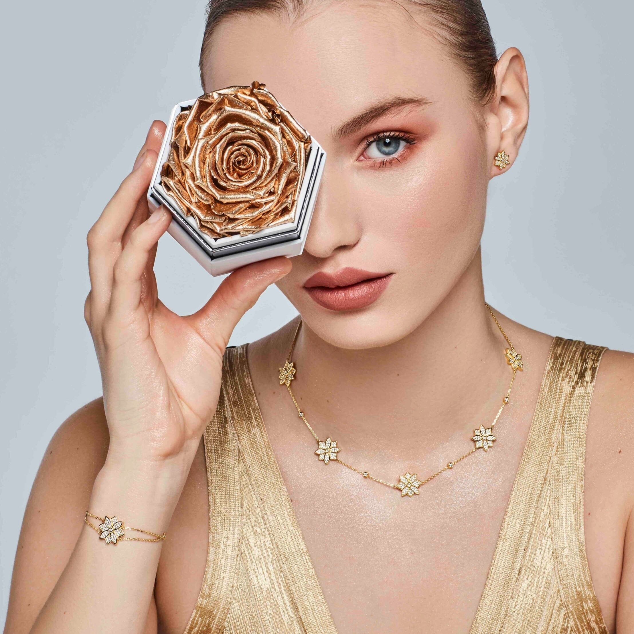 Colier cu pandantiv din aur Million Luxe cu diamante