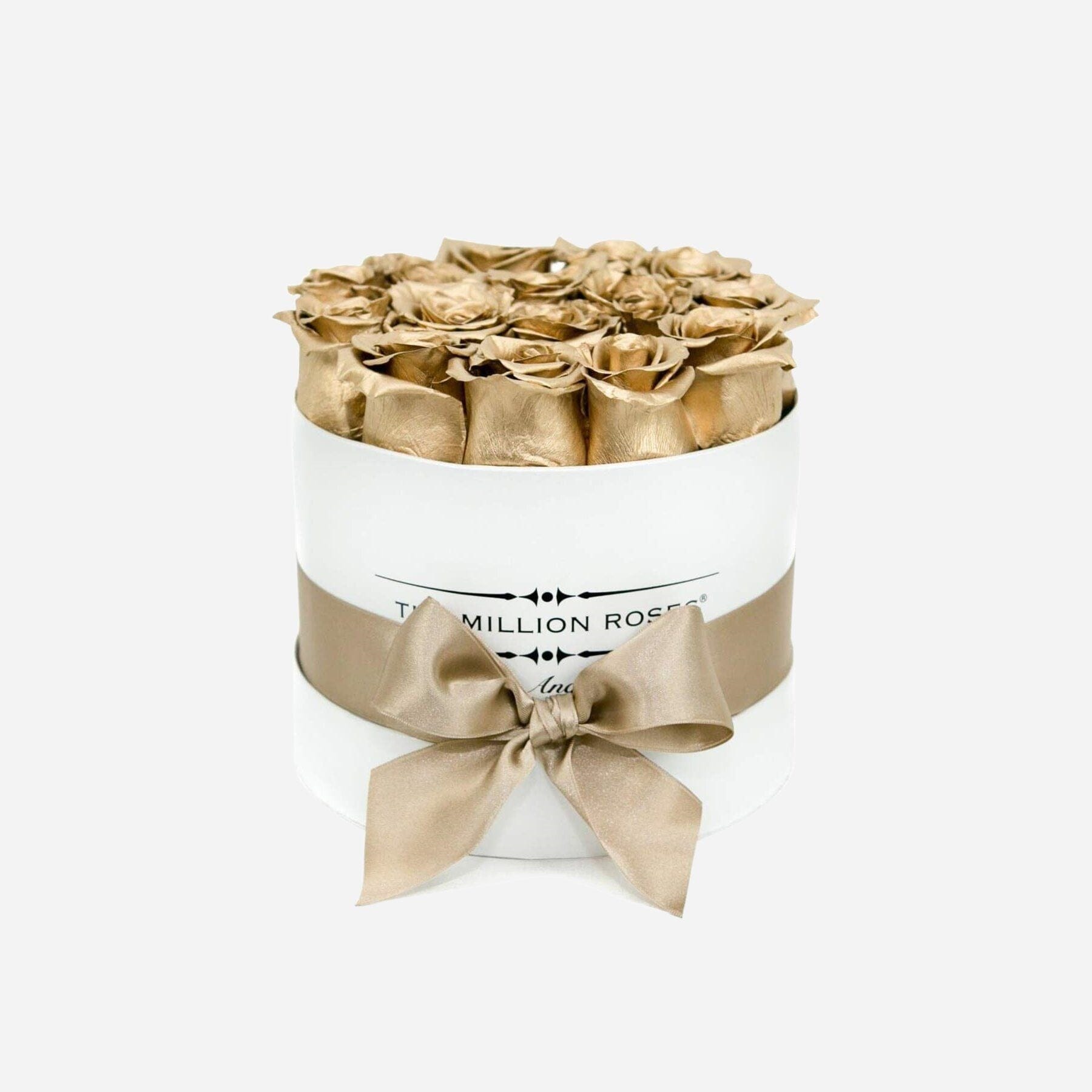 Classic White Box | 24K Gold Roses - The Million Roses