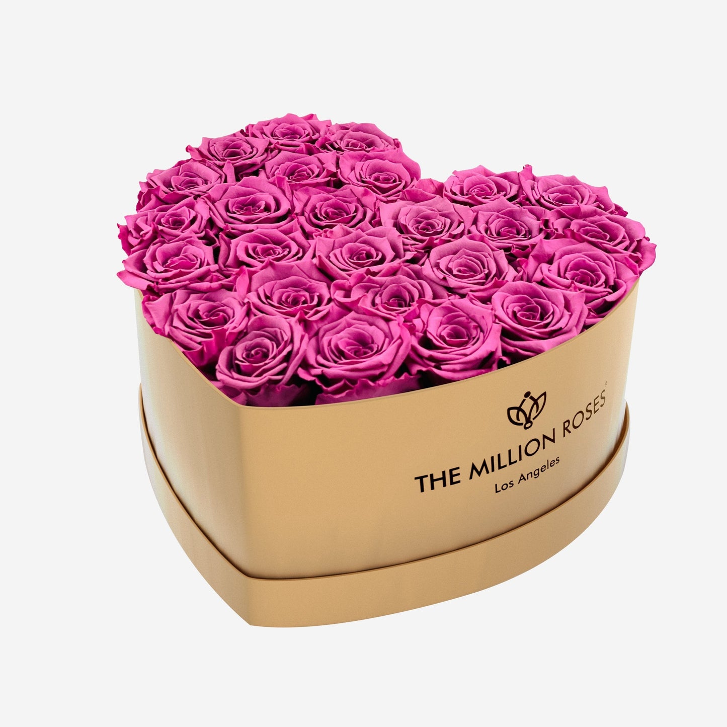 Heart Gold Box | Orchid Roses - The Million Roses