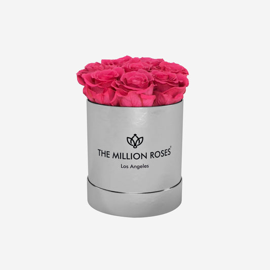 Basic Mirror Silver Box | Coral Roses - The Million Roses