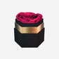 One in a Million™ Black Hexagon Box | Magenta Rose - The Million Roses
