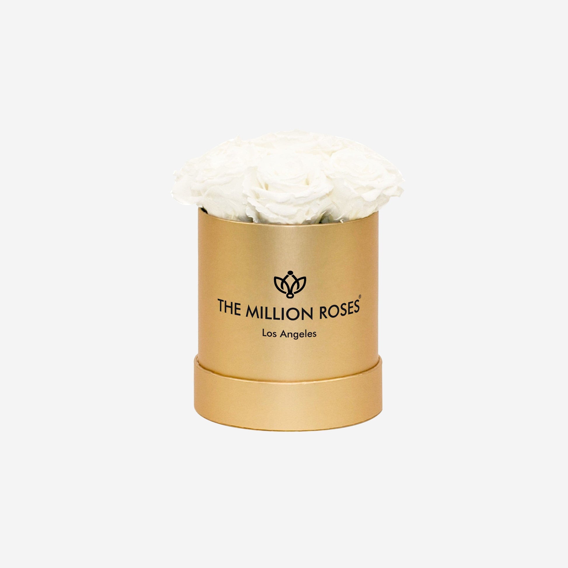 Basic Gold Box | White Roses - The Million Roses
