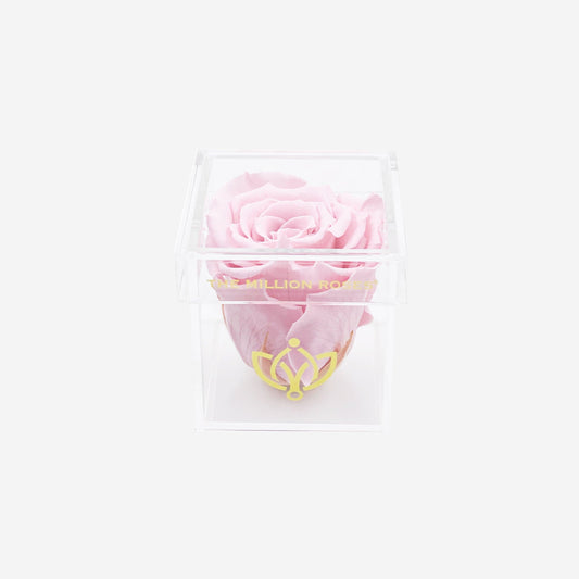 Acrylic Single Box | Light Pink Rose - The Million Roses