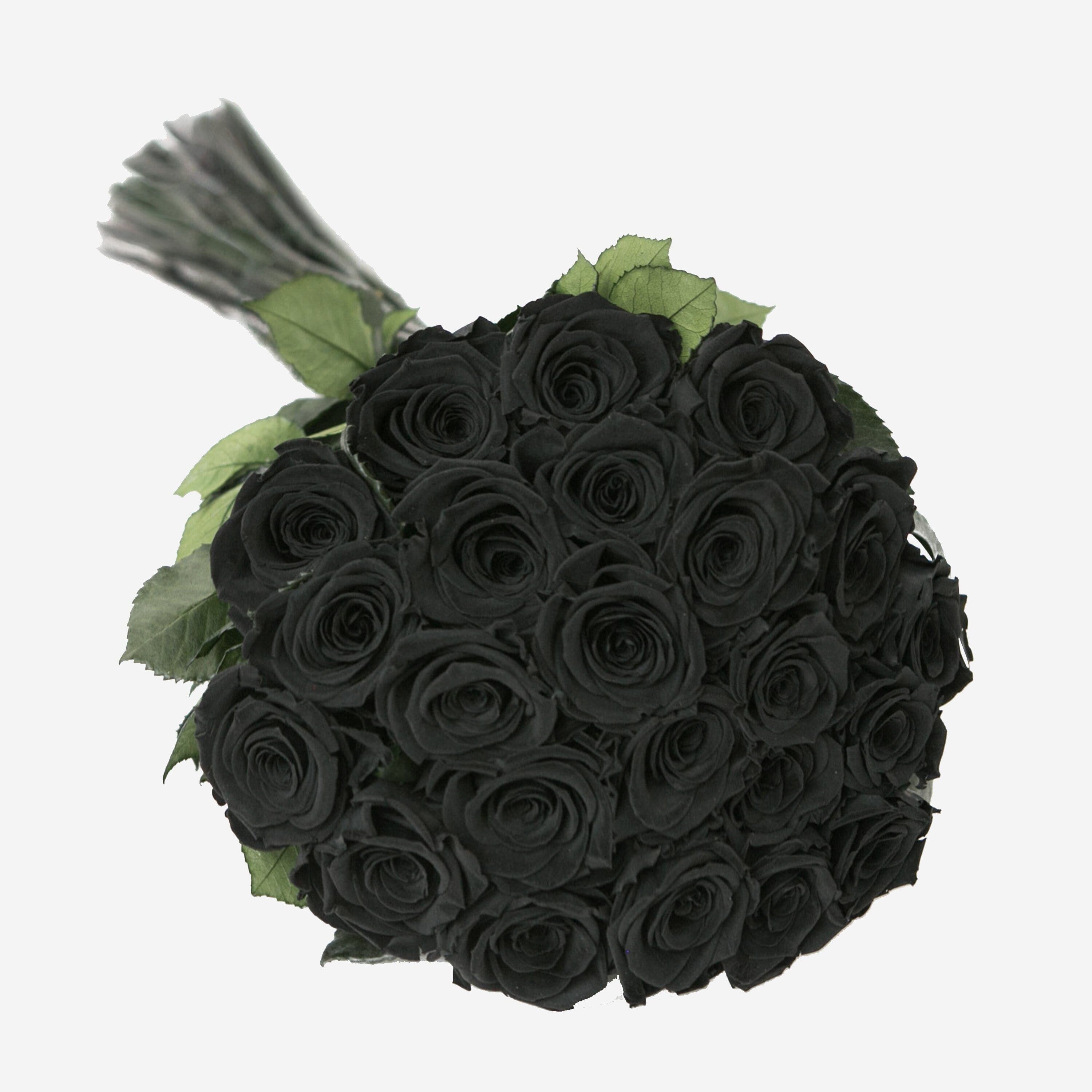 Long Stem Roses | Black Roses - The Million Roses