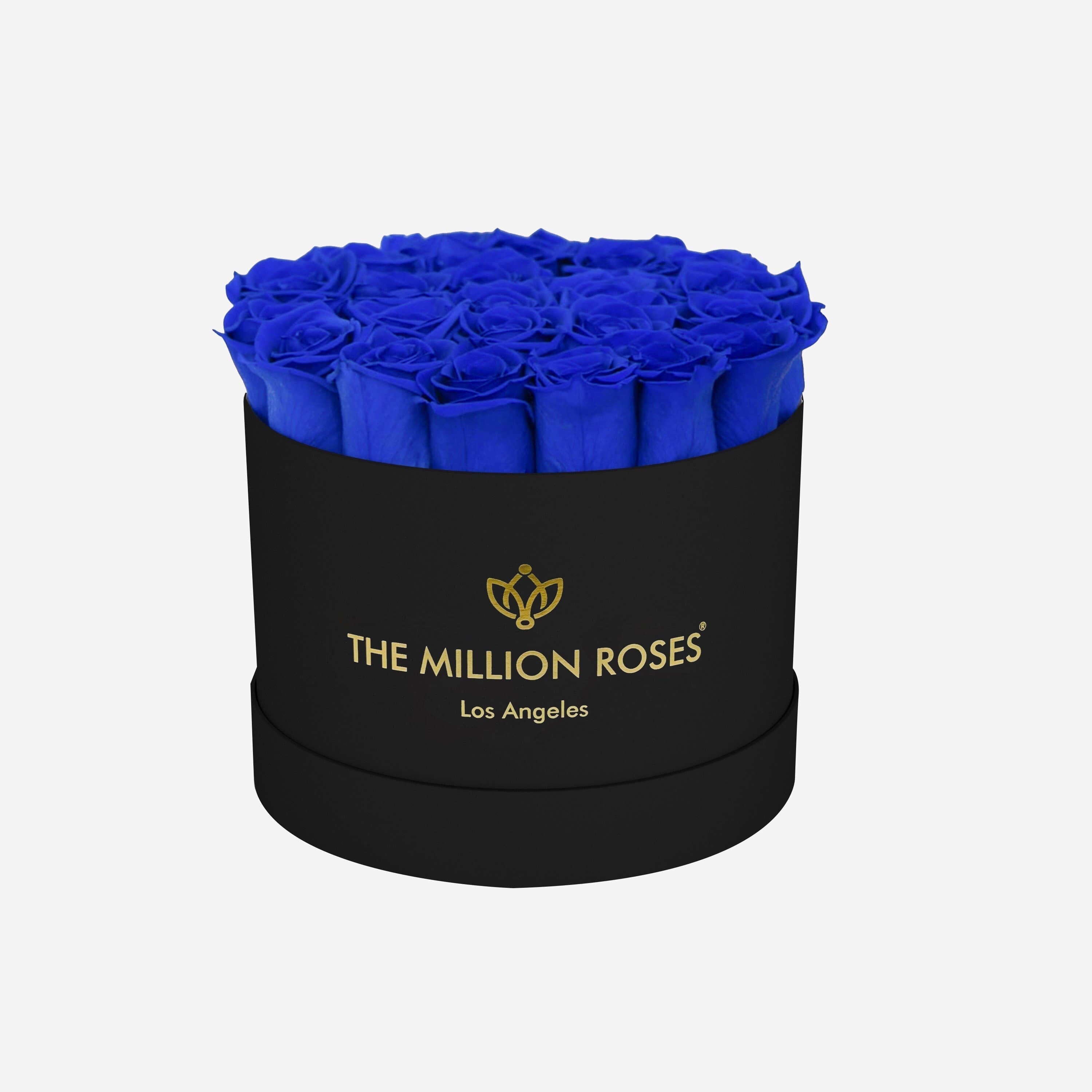 Classic Black Box | Royal Blue Roses - The Million Roses