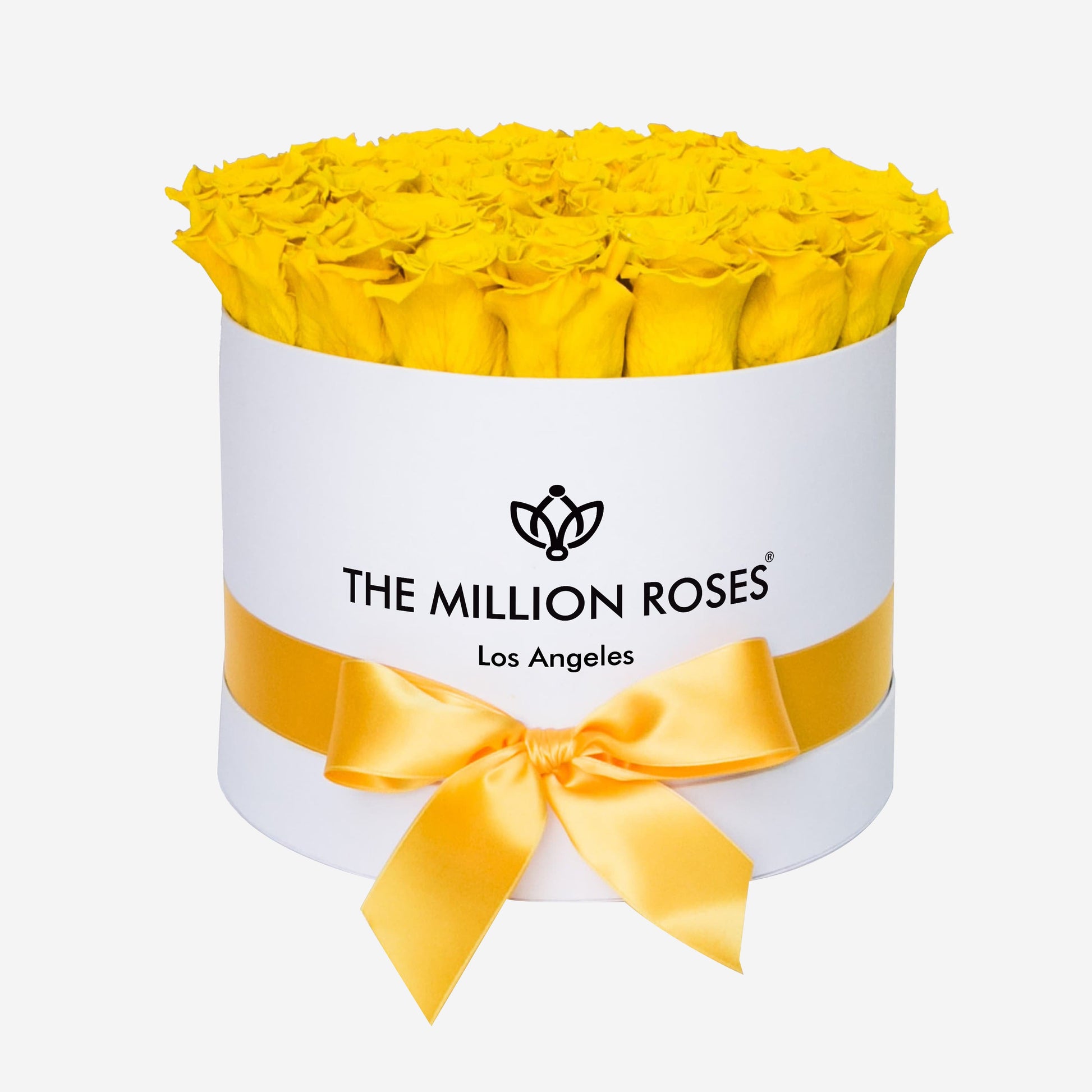 Supreme White Box | Yellow Roses - The Million Roses