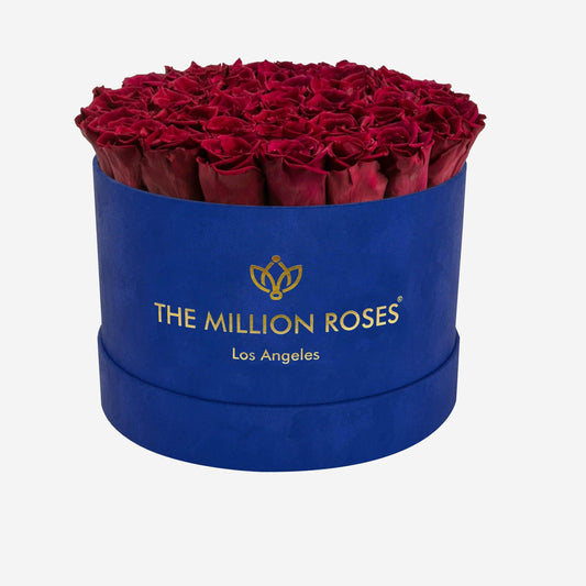 Supreme Royal Blue Suede Box | Red Roses - The Million Roses