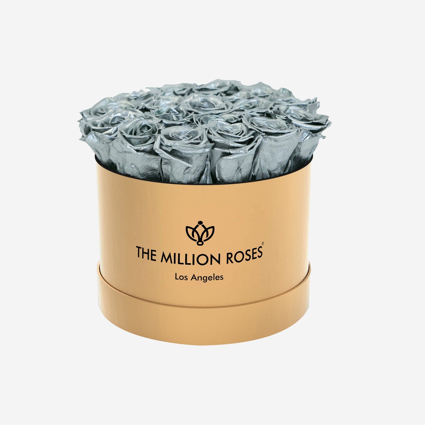 Classic Gold Box | Silver Roses - The Million Roses