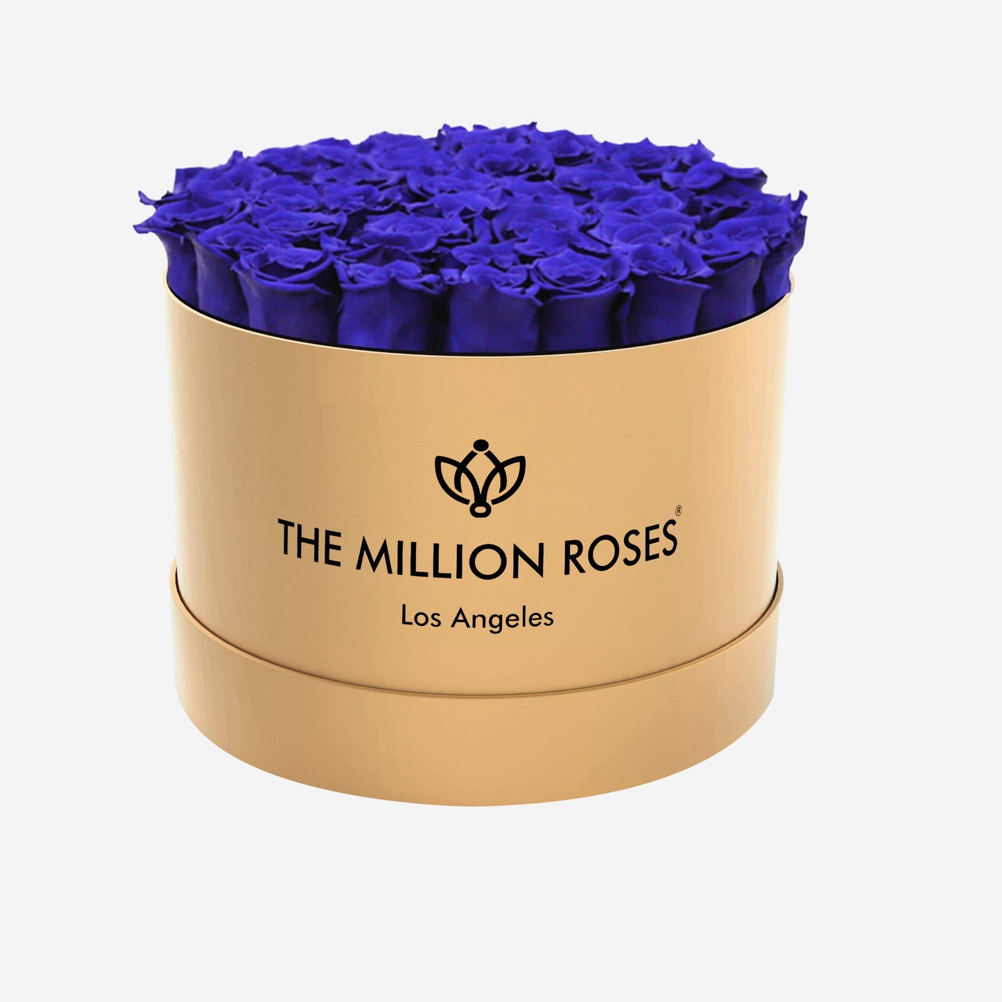 Supreme Gold Box | Royal Blue Roses - The Million Roses