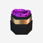 One in a Million™ Black Hexagon Box | Bright Purple Rose - The Million Roses