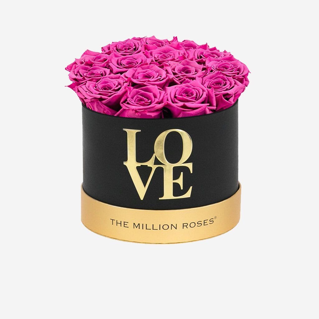 Classic Black Box | Love Edition | Orchid Roses - The Million Roses